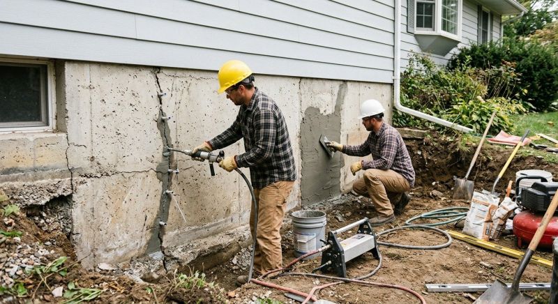 Basement Foundation Repair in Bristol County, MA
