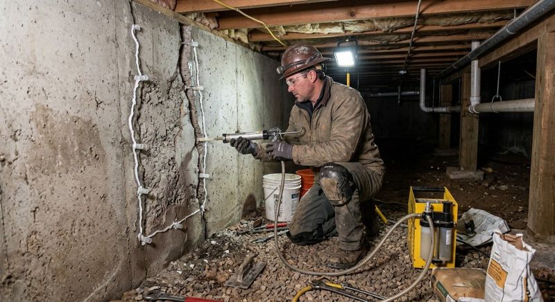 Basement Foundation Repair in Fall River, MA