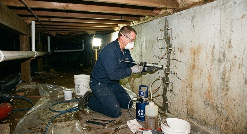 Basement Foundation Repair in New Bedford, MA