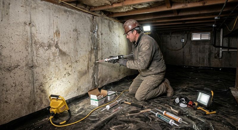 Basement Foundation Repair in Little Compton, RI