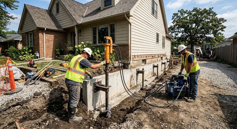 Basement Stabilization in New Bedford, MA