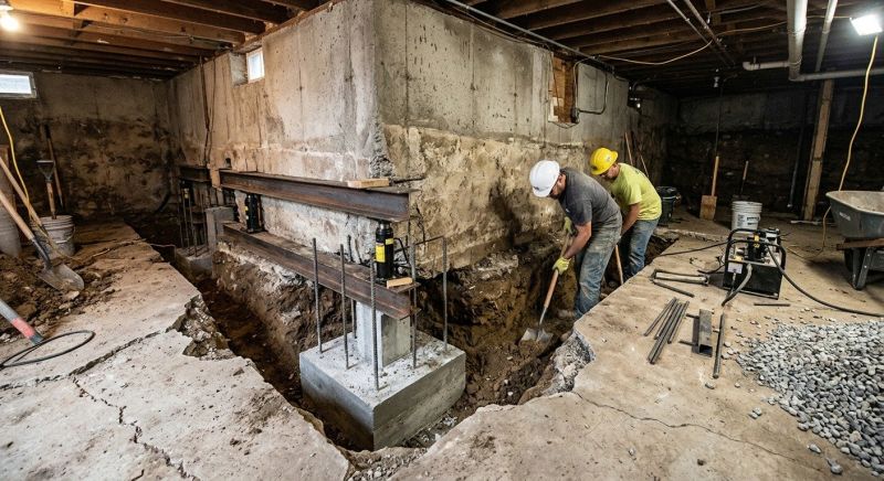Basement Underpinning in New Bedford, MA