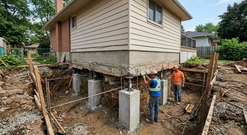 Basement Underpinning in New Bedford, MA