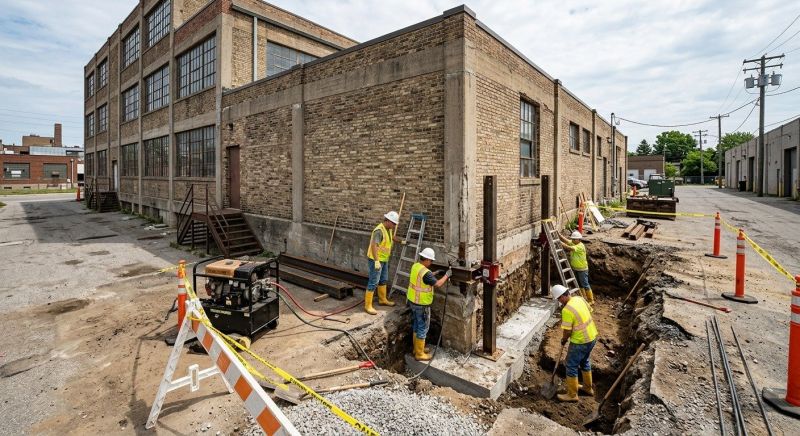 Building Foundation Repair in Seekonk, MA