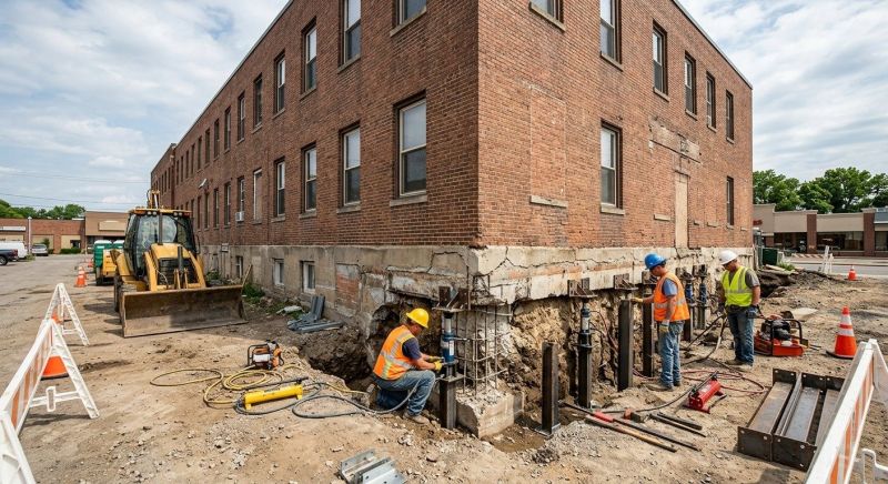 Commercial Foundation Repair in New Bedford, MA
