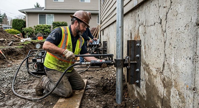 Concrete Foundation Leveling in Westport, MA