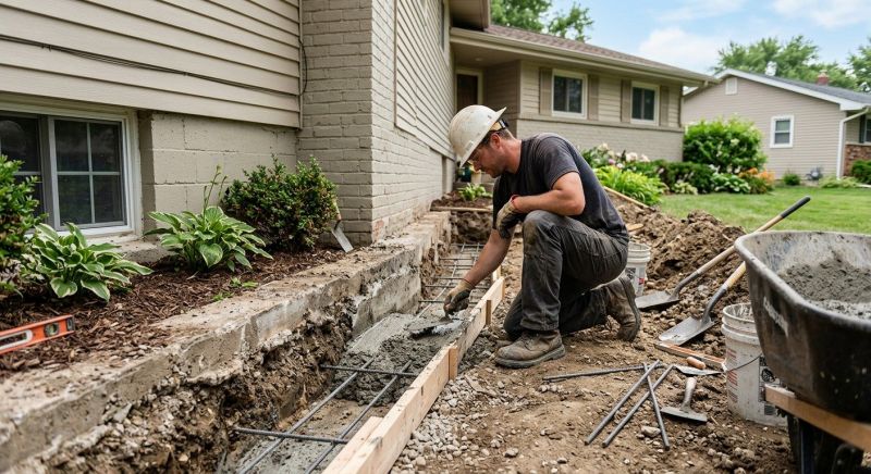Concrete Foundation Repair in Bridgewater, MA