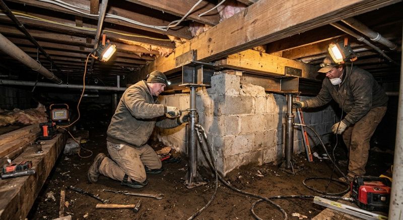 Concrete Foundation Repair in Bristol, RI