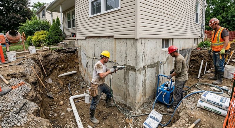 Concrete Foundation Repair in Buzzards Bay, MA
