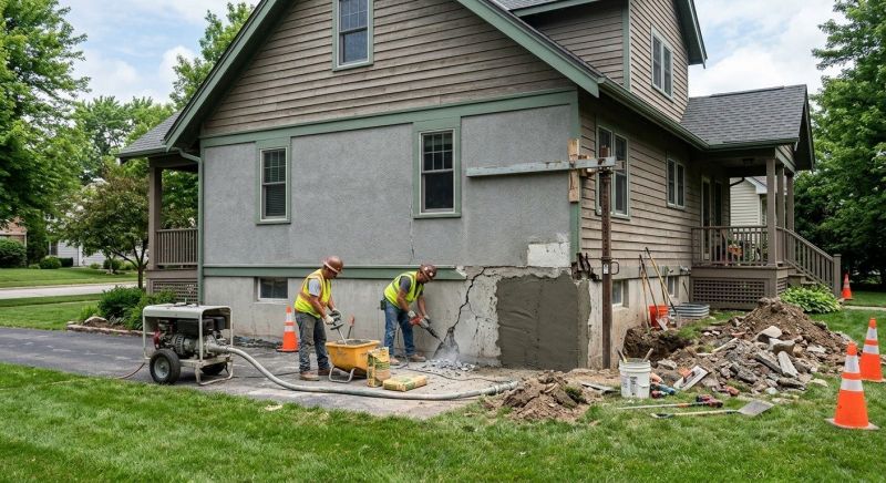 Concrete Foundation Repair in Dighton, MA