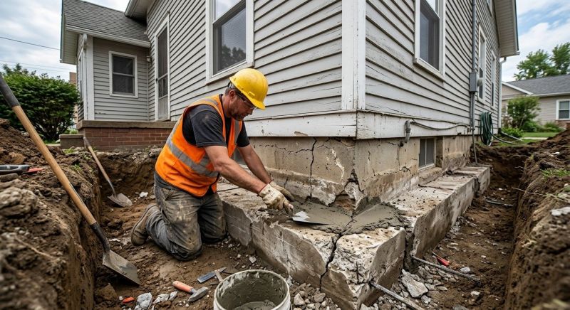 Concrete Foundation Repair in East Falmouth, MA