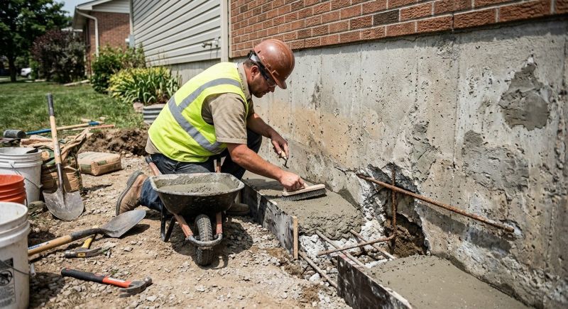 Concrete Foundation Repair in Fairhaven, MA
