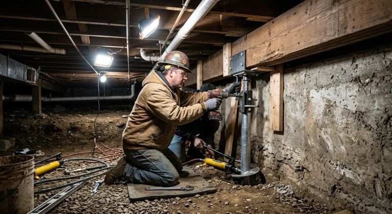 Crawlspace Foundation Repair in Fairhaven, MA