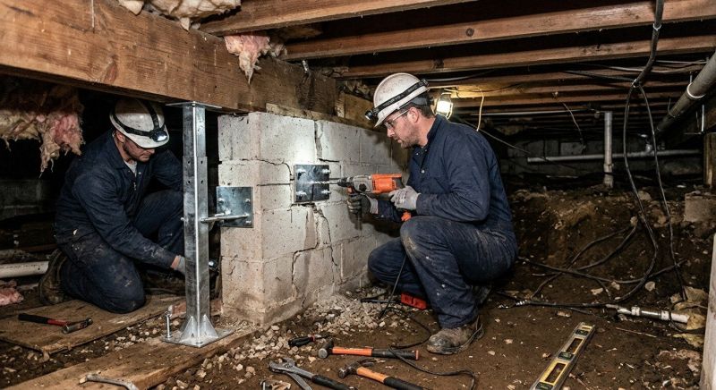 Crawlspace Foundation Repair in Falmouth, MA