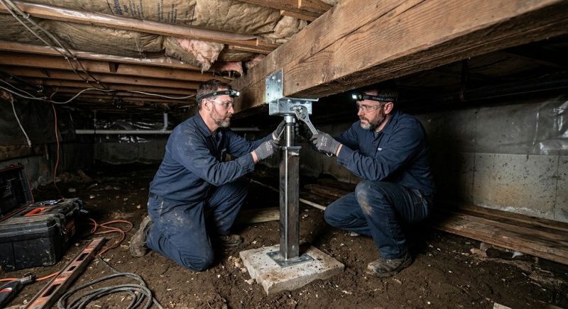 Crawlspace Foundation Repair in Mashpee, MA