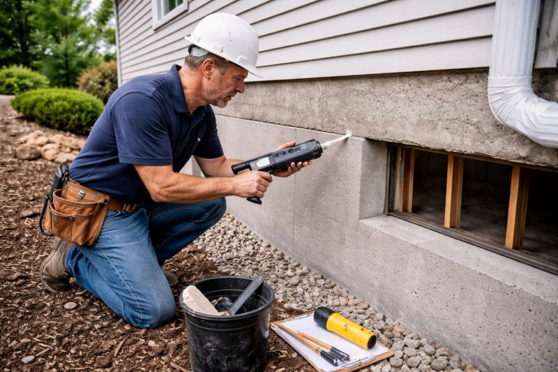 Foundation Crack Sealing in New Bedford, MA