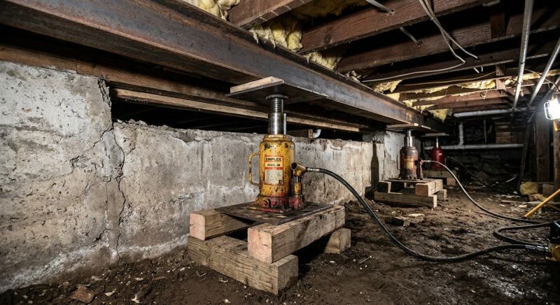 Foundation Jacking in Bristol, RI