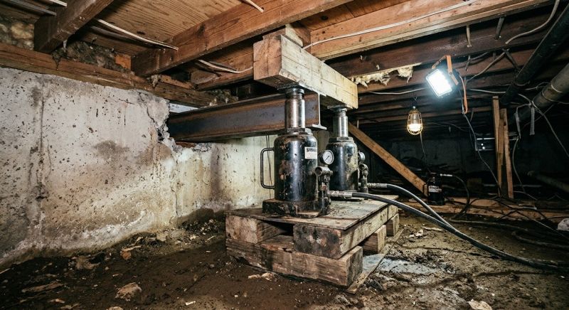 Foundation Jacking in Plymouth, MA