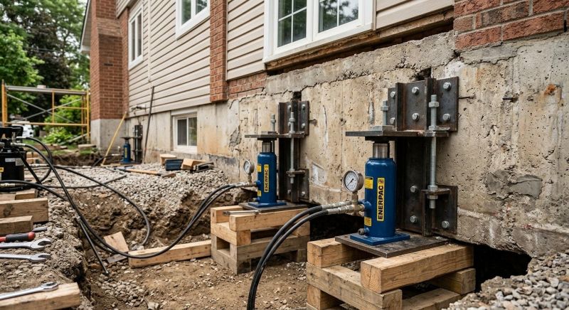 Foundation Jacking in Rehoboth, MA