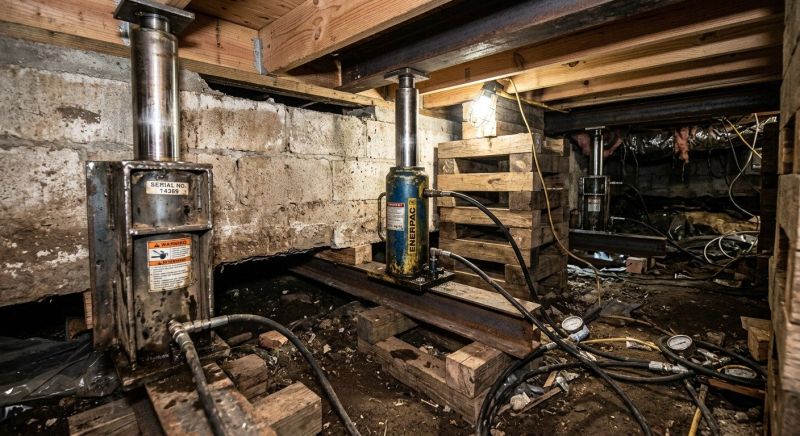 Foundation Jacking in Sandwich, MA