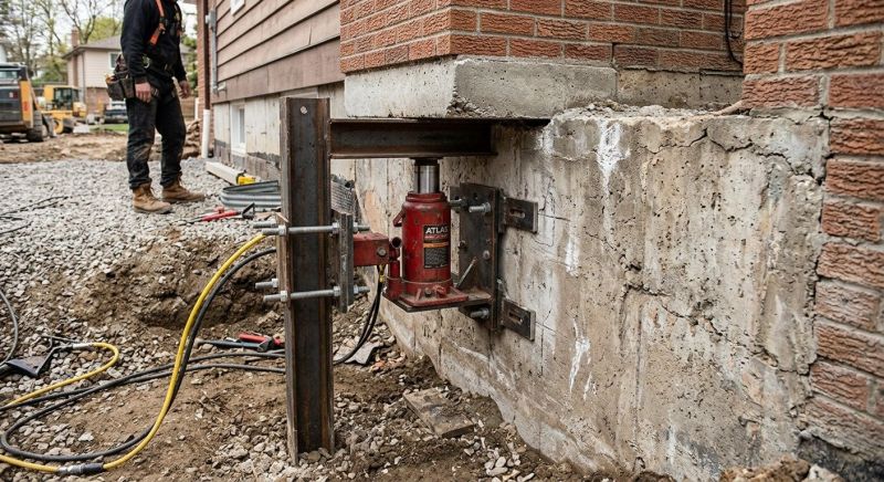 Foundation Jacking in Sandwich, MA