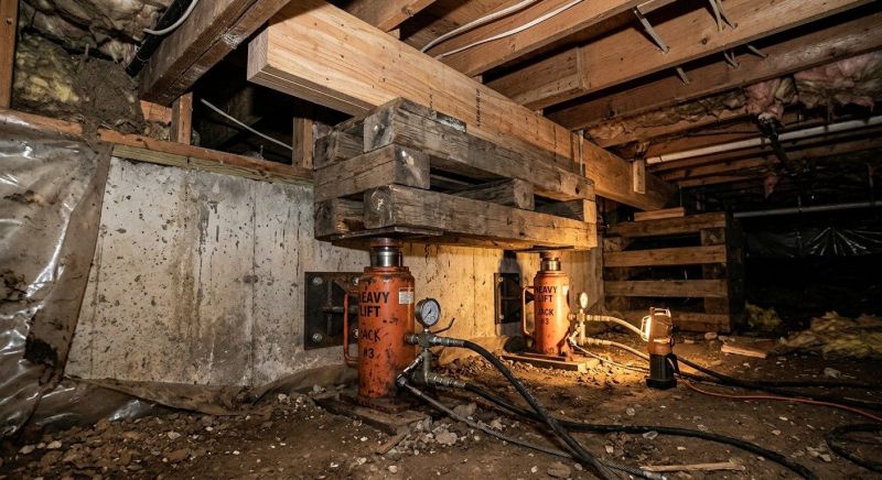 Foundation Jacking in South Dartmouth, MA