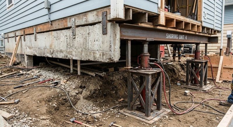 Foundation Jacking in Swansea, MA