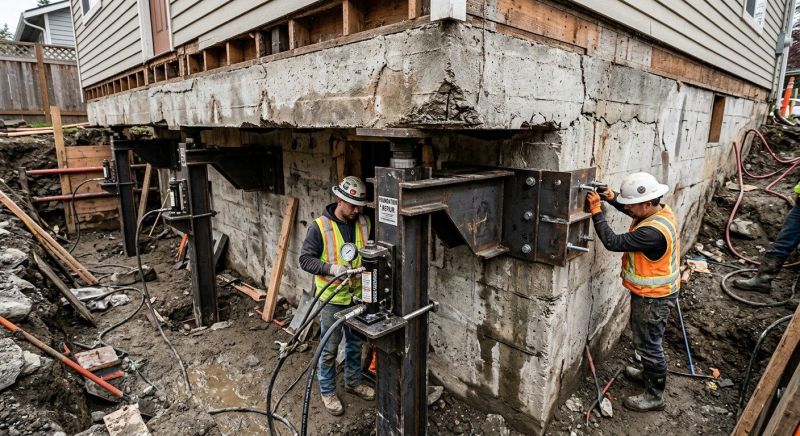 Foundation Lifting in Berkley, MA