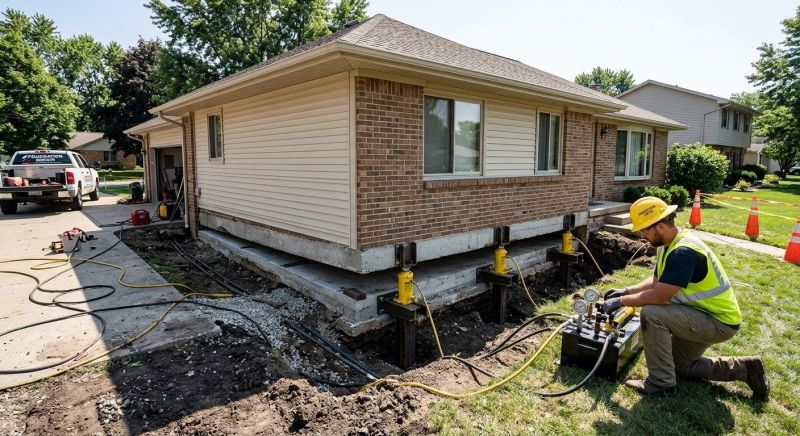 Foundation Lifting in Dighton, MA