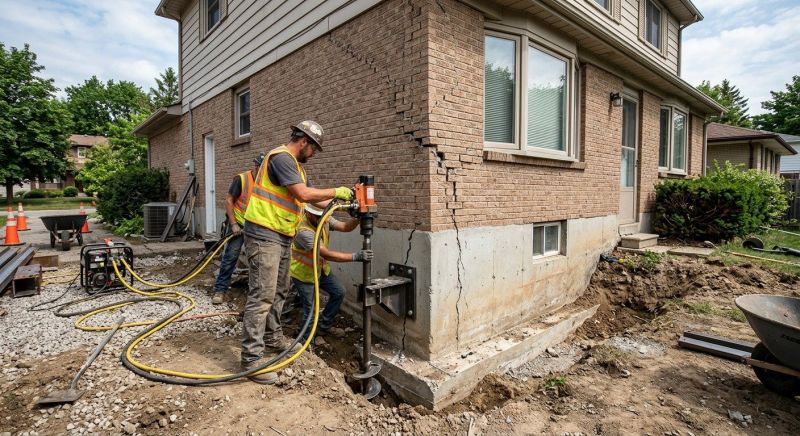 Foundation Lifting in Fairhaven, MA