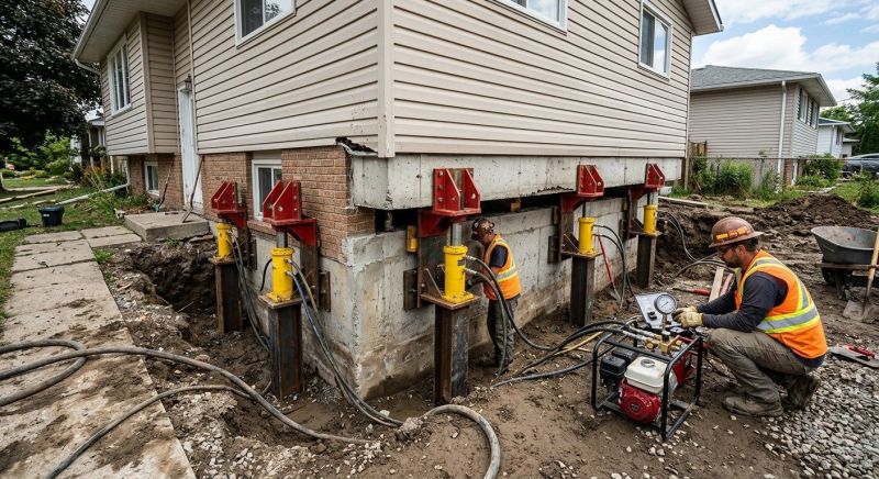Foundation Lifting in North Dartmouth, MA