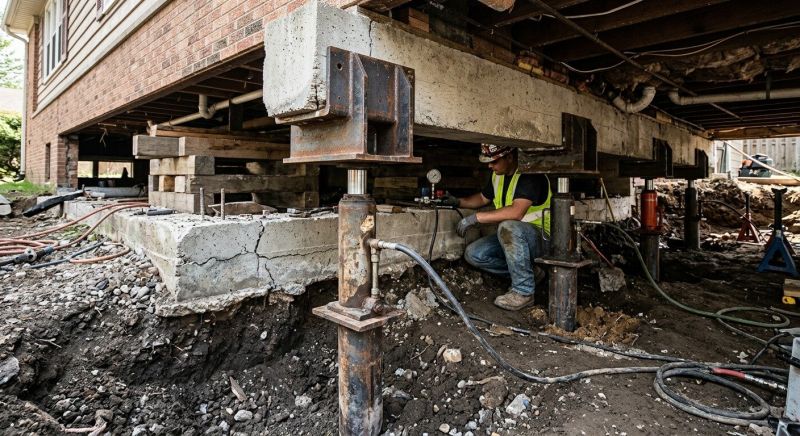 Foundation Lifting in South Dartmouth, MA