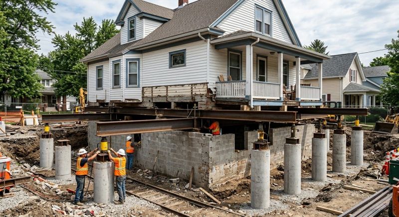 Foundation Raising in Bridgewater, MA