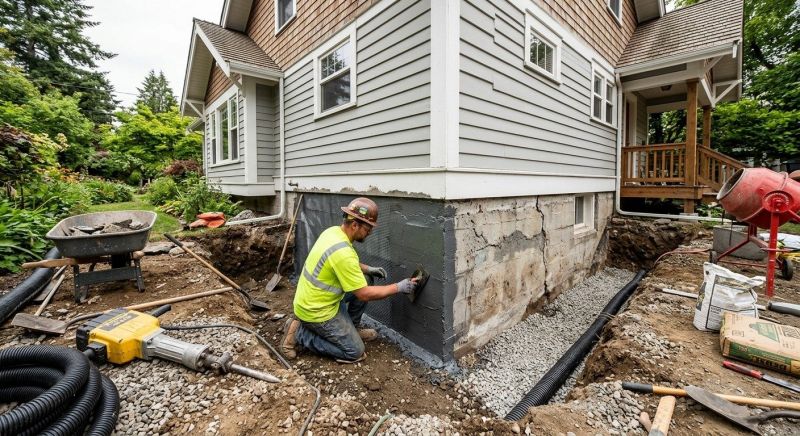 Foundation Restoration in New Bedford, MA