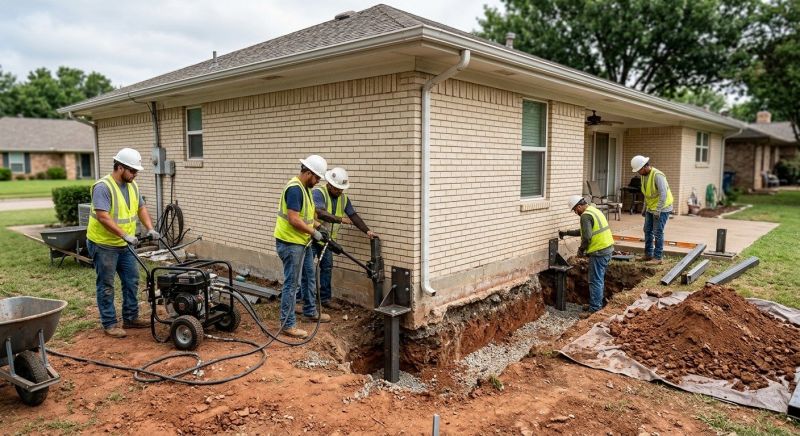 Foundation Stabilizing in Bridgewater, MA