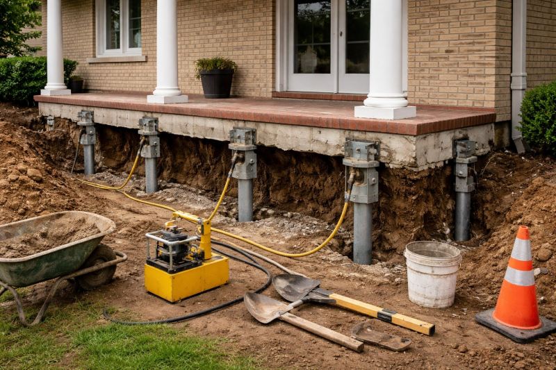 Foundation Stabilizing in Bridgewater, MA