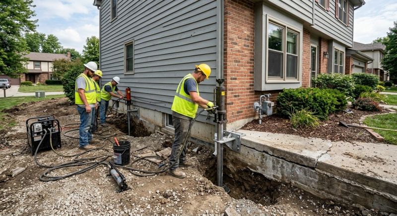 Foundation Stabilizing in Fall River, MA
