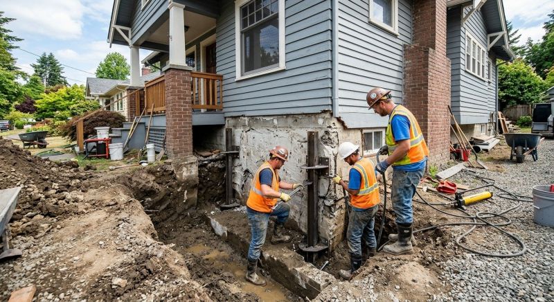 Foundation Stabilizing in Rehoboth, MA