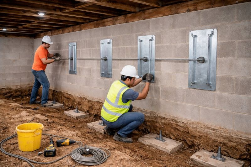 Foundation Stabilizing in Rochester, MA