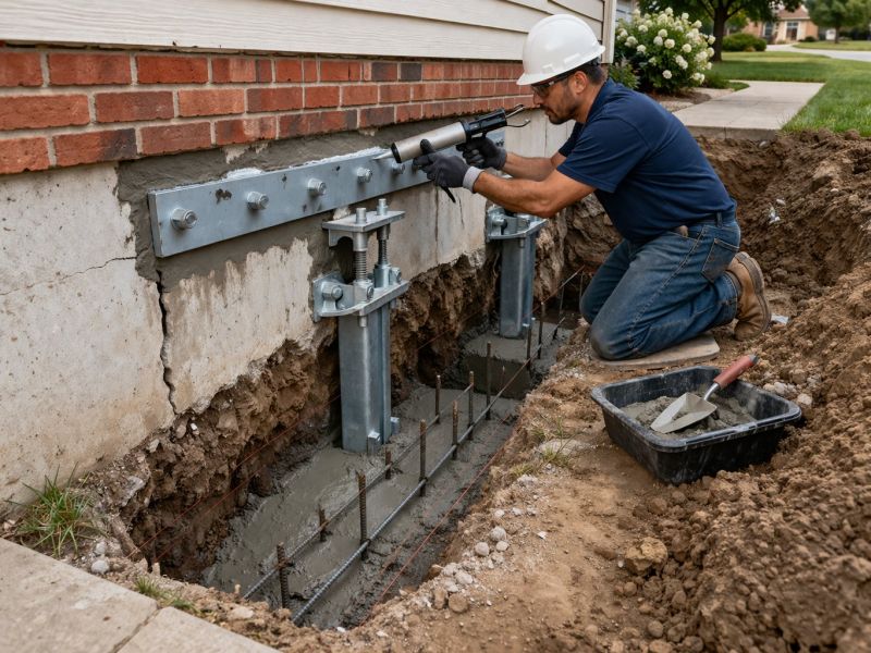 Home Foundation Repair in Rochester, MA
