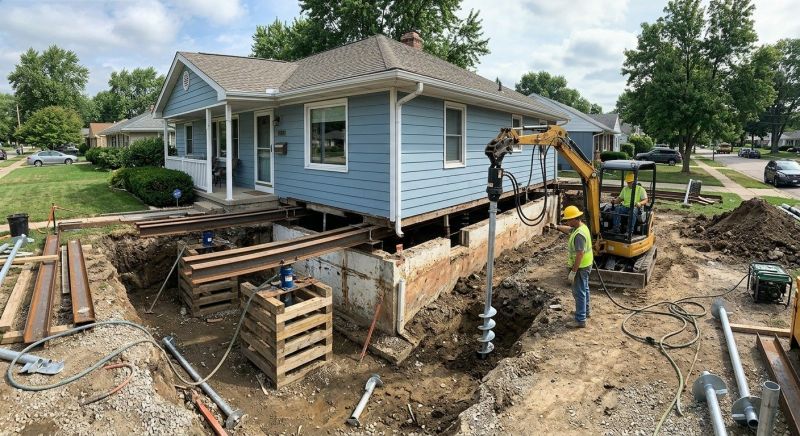 House Underpinning in New Bedford, MA