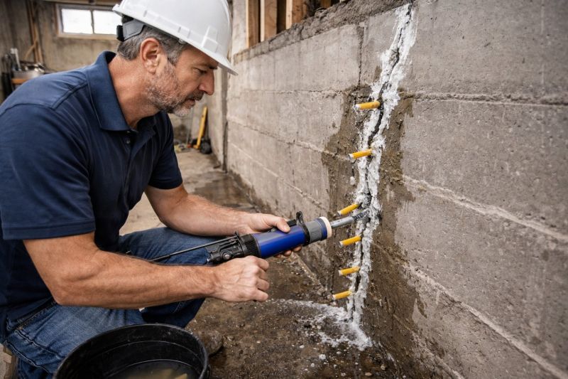Leaking Foundation Repair in New Bedford, MA