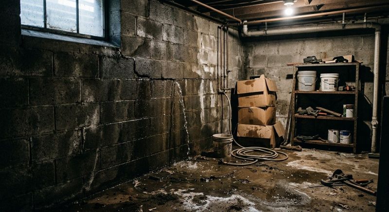 Leaking Foundation Repair in New Bedford, MA