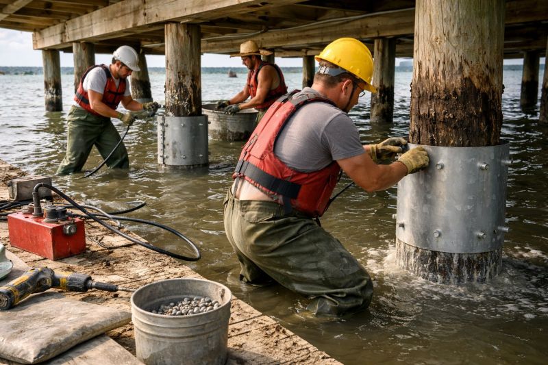 Piling Repair in Plymouth, MA
