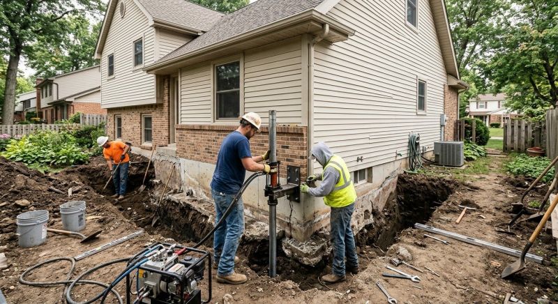 Residential Foundation Repair in New Bedford, MA
