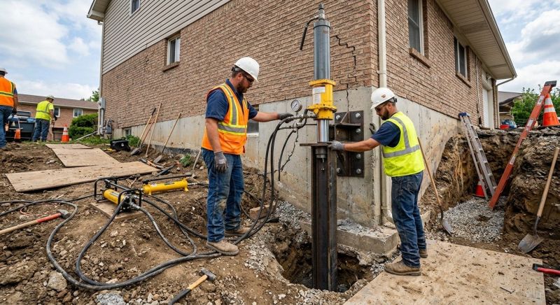 Settling Foundation Service in Barrington, RI