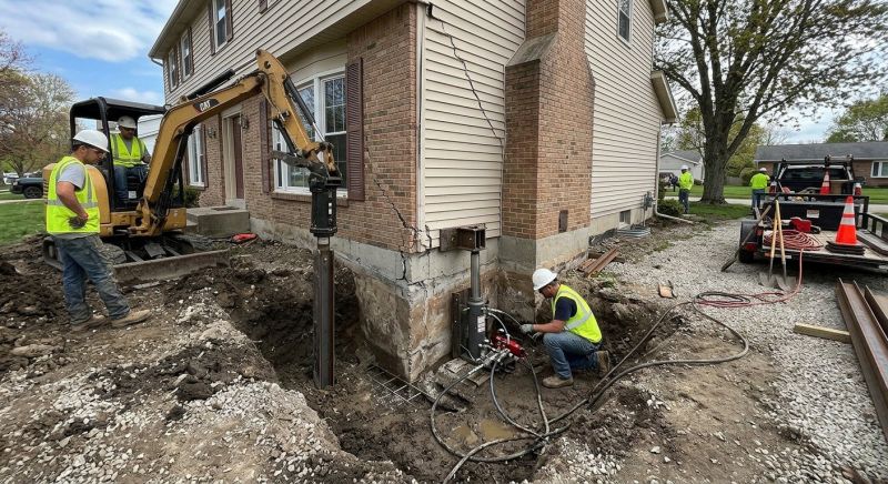 Sinking Foundation Repair in Buzzards Bay, MA