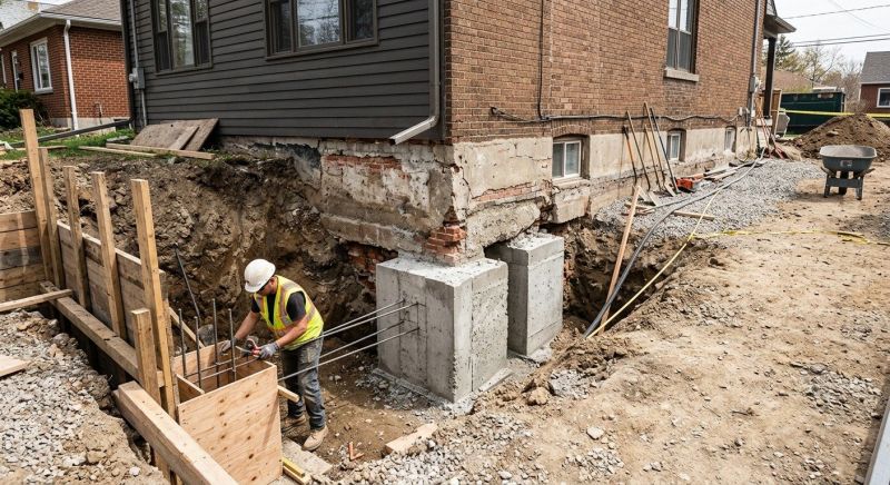 Structural Underpinning in New Bedford, MA