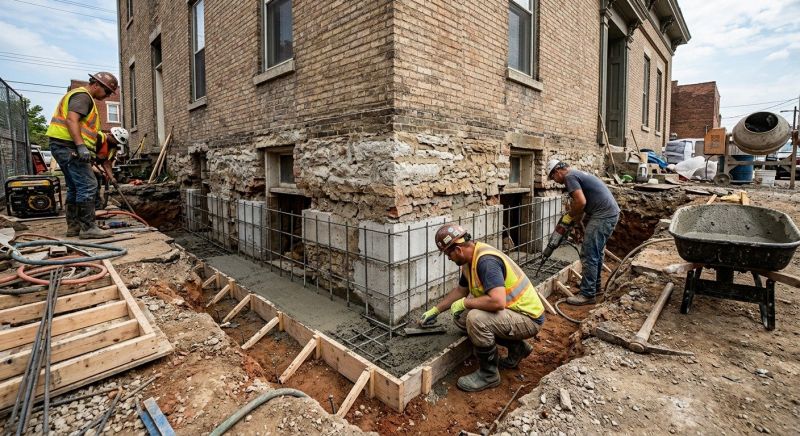 Underpinning Repair in New Bedford, MA
